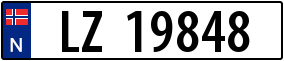 Truck License Plate